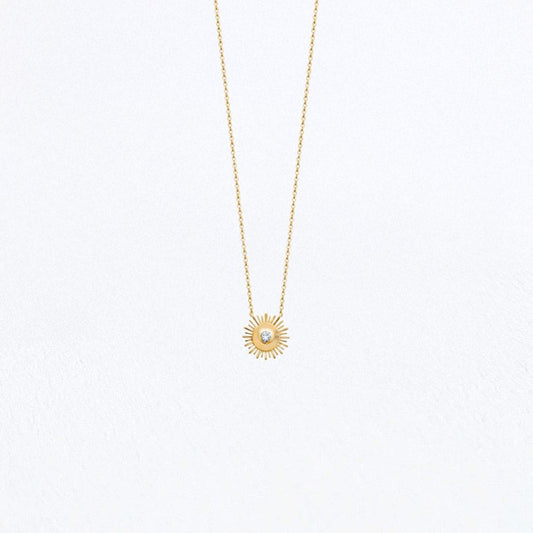 Collier soleil plaqué or 18K Sunlight Bellaime