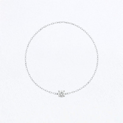 Collier solitaire argent 925 Bellaime 5