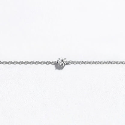 Collier solitaire argent 925 Bellaime 6