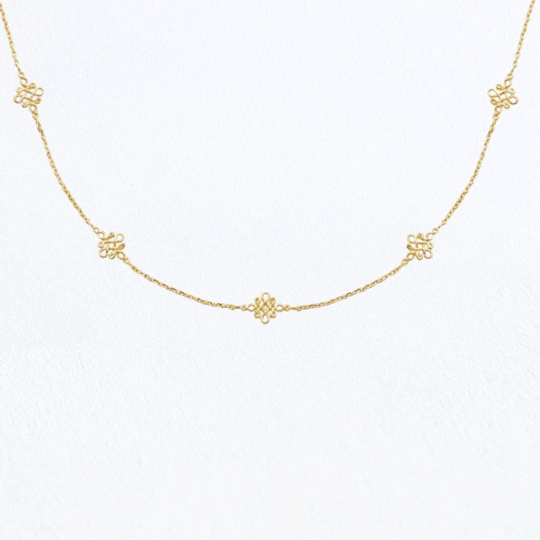 Collier trefle plaqué or 18K Iconic Clover Bellaime