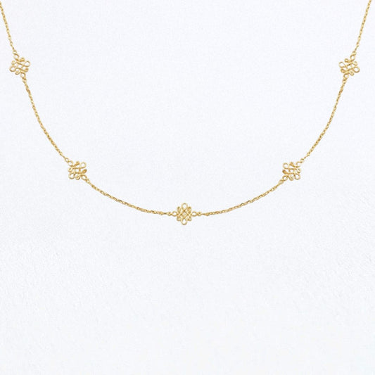 Collier trefle plaqué or 18K Iconic Clover Bellaime