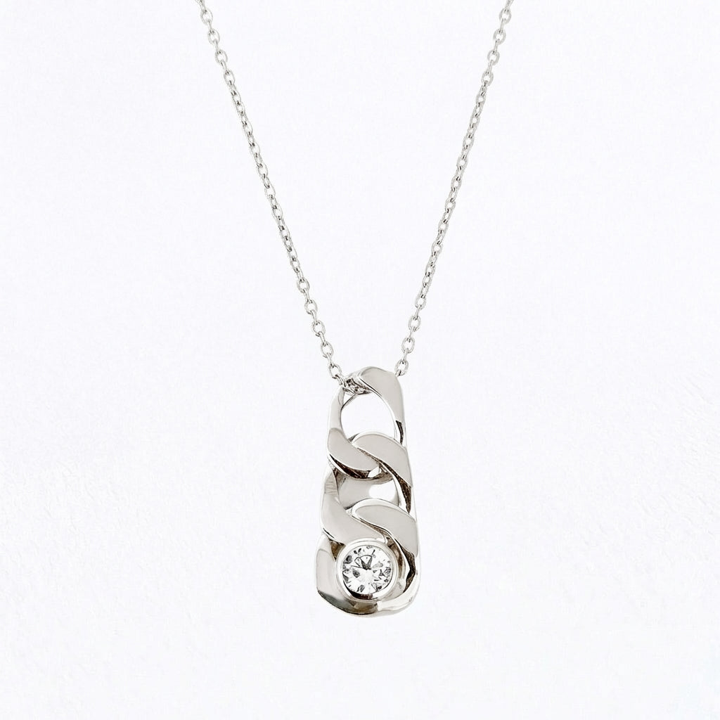 Collier argent 925 zirconium Unchained Bellaime