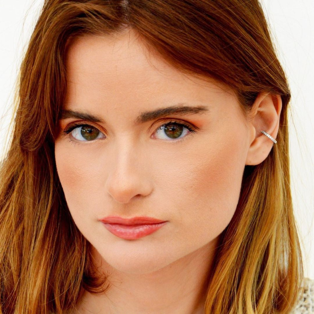 Earcuff argent 925 zirconium All In Bellaime 4