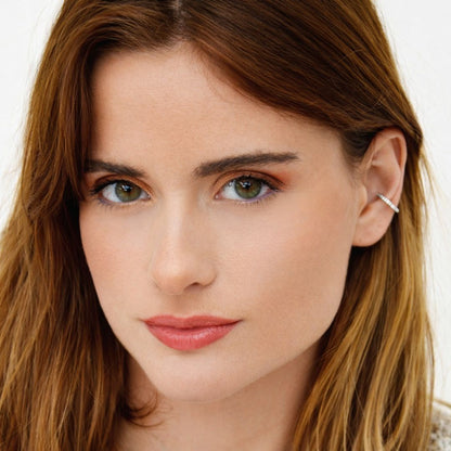 Earcuff argent 925 zirconium All In Bellaime 4