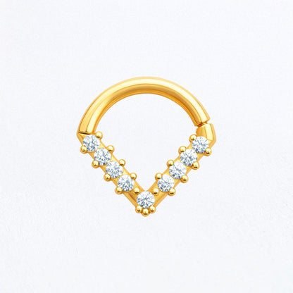 Earcuff plaqué or Dora