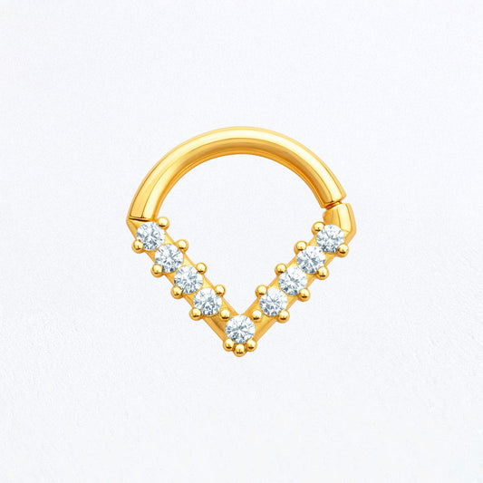 Earcuff plaqué or Dora