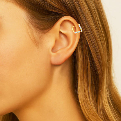 Earcuff plaqué or Dora 2