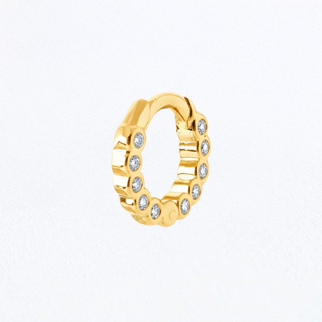 Earcuff plaqué or Fanny