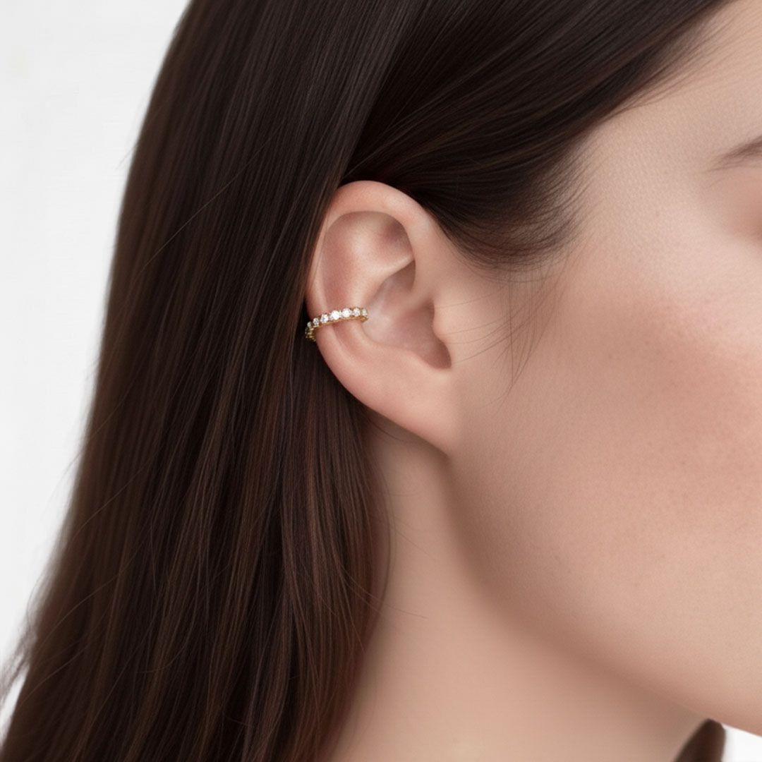 Earcuff plaqué or Fanny 3