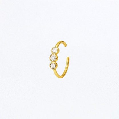 Ear cuff plaqué or 18K Petra Bellaime