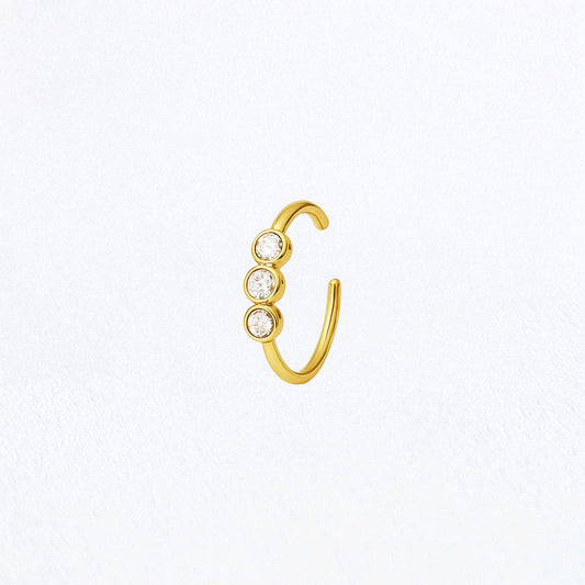 Ear cuff plaqué or 18K Petra Bellaime