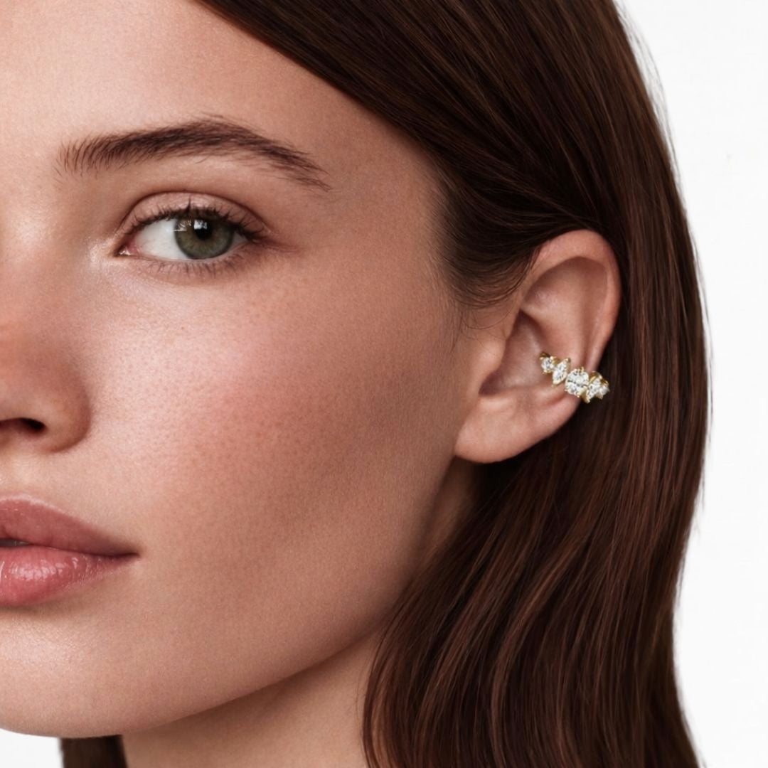 Earcuff plaqué or Chloe Bellaime 2