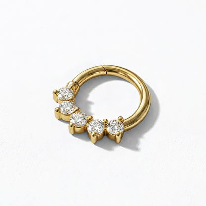 Earcuff plaqué or Jade Bellaime 4