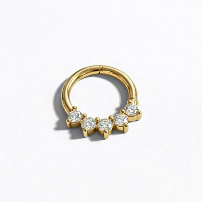 Earcuff plaqué or Jade Bellaime