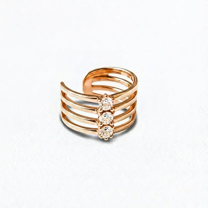 Earcuff plaqué or 18K Jonah Bellaime