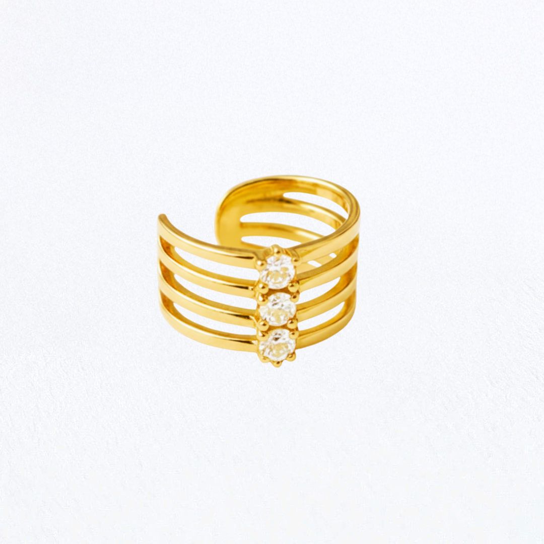 Earcuff plaqué or 18K Jonah Bellaime