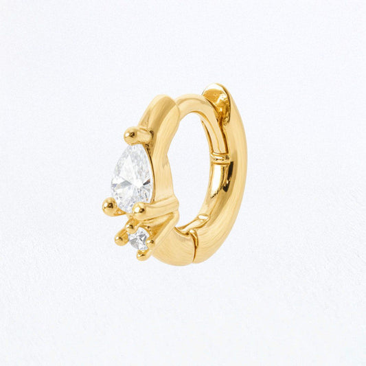 Earcuff plaqué or Judith