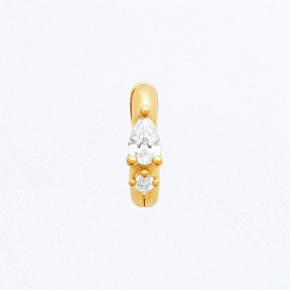 Earcuff plaqué or Judith 5