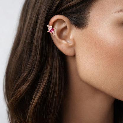 Earcuff rose plaqué or Juliette Bellaime 4