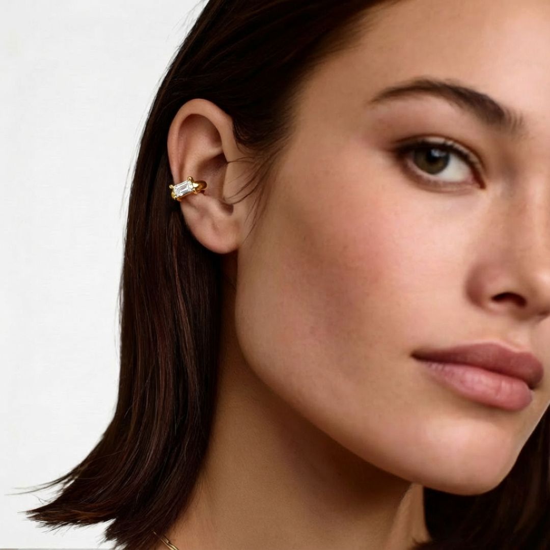 Earcuff plaqué or Leonie Bellaime 2