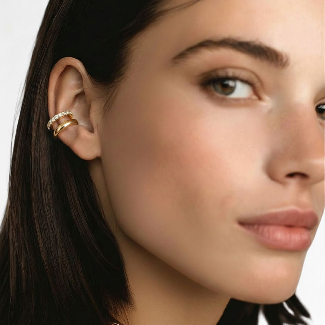 Earcuff plaqué or Louisa Bellaime 2