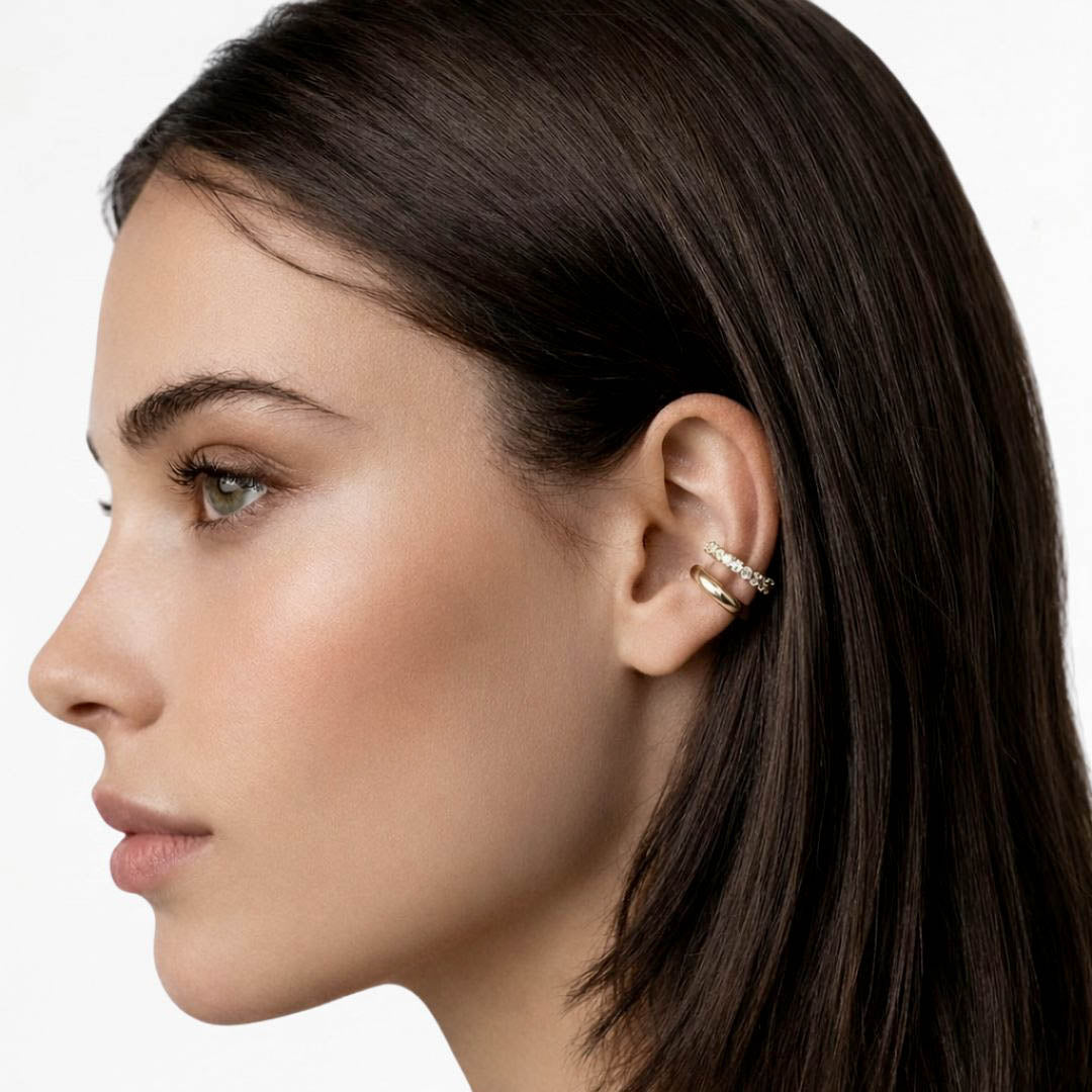 Earcuff plaqué or Louisa Bellaime 3