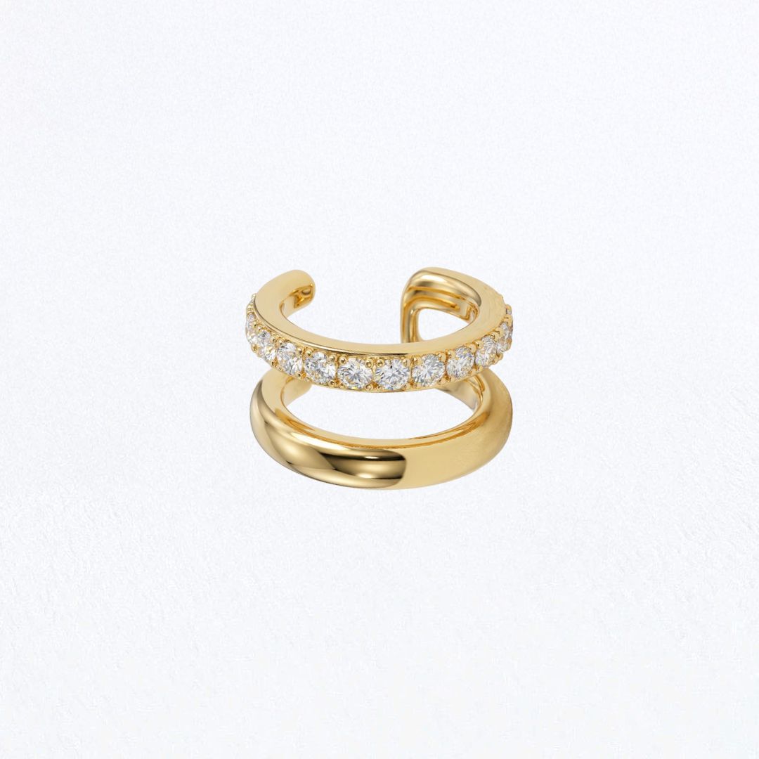 Earcuff plaqué or Louisa Bellaime 4