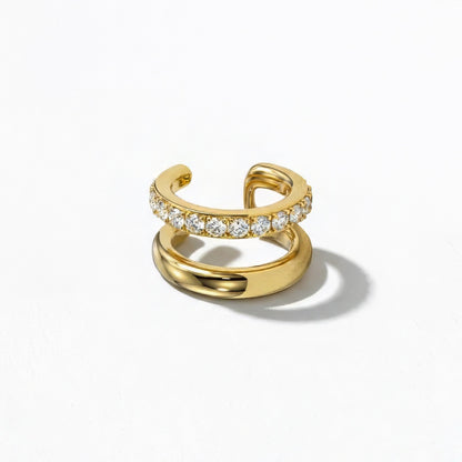 Earcuff plaqué or Louisa 3 Bellaime 4