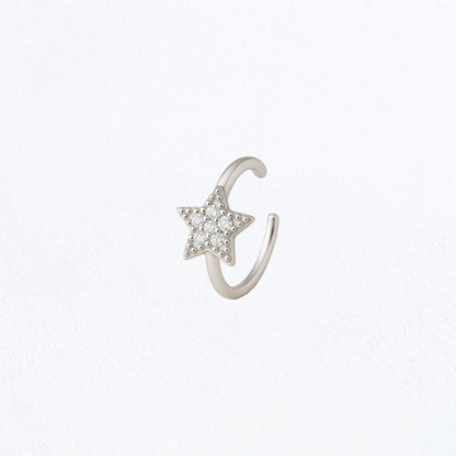 Ear cuff etoile argent 925 zirconium Bellaime
