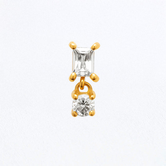 Piercing Oreille Anna - Plaqué or 18K