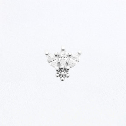 Piercing Oreille Emy - Argent 925 Rhodié
