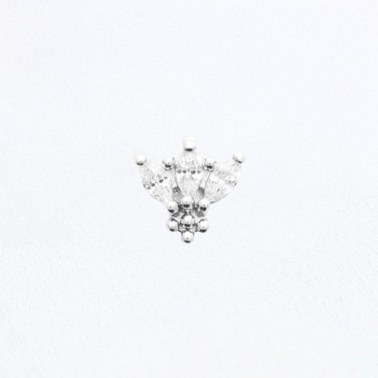 Piercing Oreille Emy - Argent 925 Rhodié