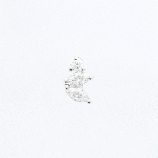 Piercing Oreille Milena - Argent 925 Rhodié