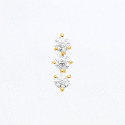 Piercing Oreille Meryl - Plaqué or 18K