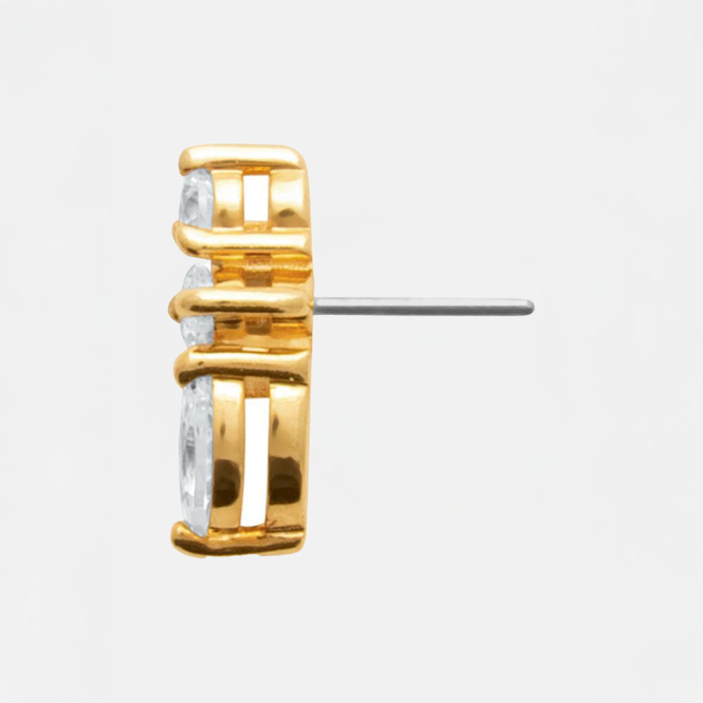 Piercing Oreille Plaqué or Betina Bellaime 2