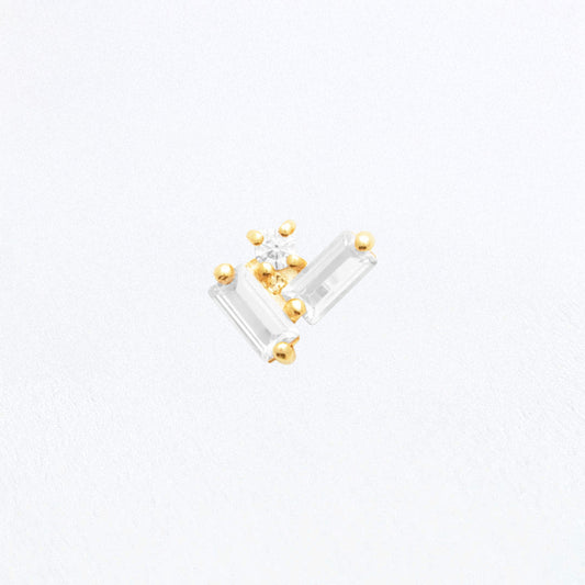 Piercing Oreille Dora - Plaqué or 18K