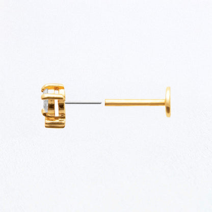 Piercing Oreille Plaqué or Emy Bellaime 3