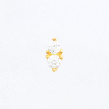 Piercing Oreille Mila - Plaqué or 18K