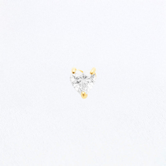 Piercing Oreille True Love - Plaqué or 18K