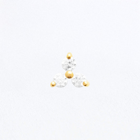 Piercing Oreille Truly - Plaqué or 18K