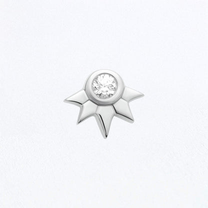 Piercing Oreille Rising Star  - Argent 925 Rhodié