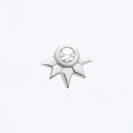 Piercing Oreille Rising Star  - Argent 925 Rhodié