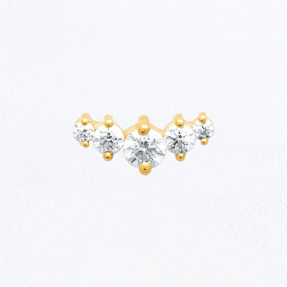 Piercing Oreille Vicky - Plaqué or 18K
