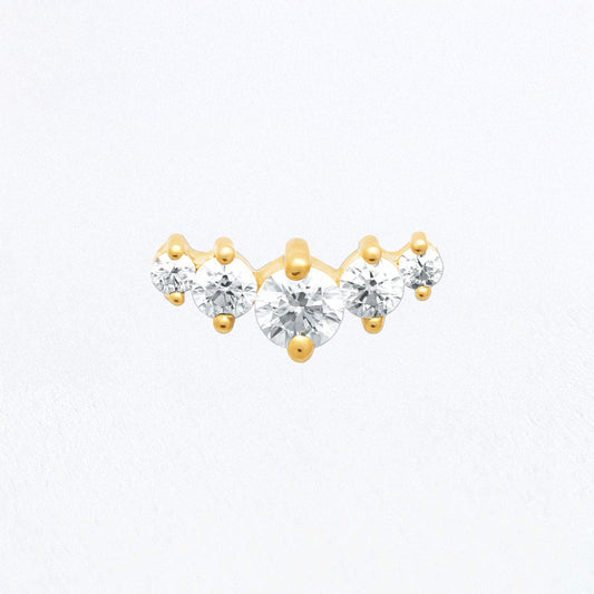 Piercing Oreille Vicky - Plaqué or 18K