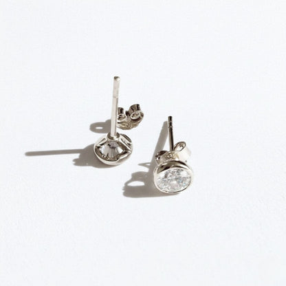 Puces d'oreilles argent 925 zirconium Joy Bellaime 6