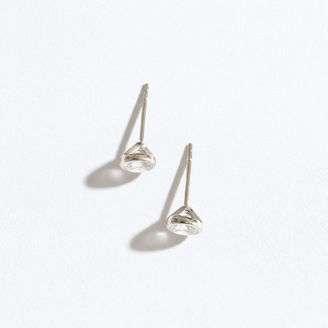 Puces d'oreilles argent 925 zirconium Joy Bellaime 5