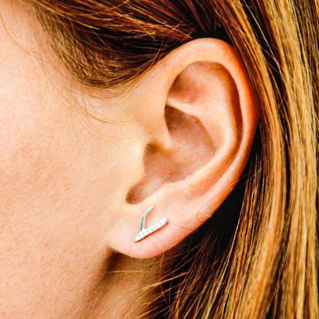 Puces d'oreilles argent 925 Yades Bellaime 2