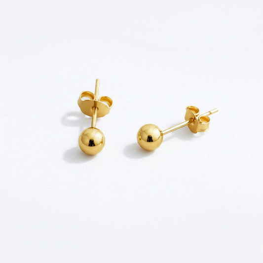Puces d'oreilles plaqué or 18K Origins Bellaime