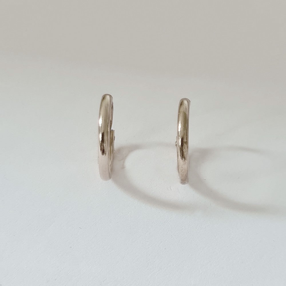 Boucles d'Oreilles Basic & Perfect - Créoles Argent 925 Rhodié - 2 cm