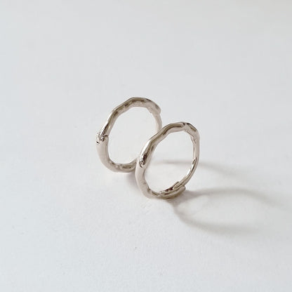 Boucles d'oreilles créoles argent 925 1,2 cm Seven Bellaime